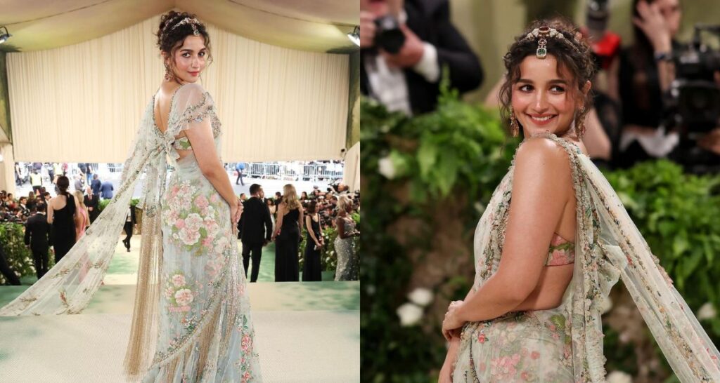 Met Gala पर आलिया भट्ट (Alia Bhatt) ने रेड कार्पेट पर बिखेरा जलवा।