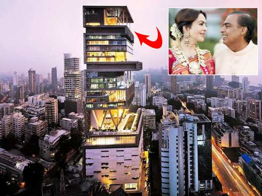 Mukesh-Nita Ambani इस वजह से रहते है 26वे मंजिल पर, इस वजह से है खास।